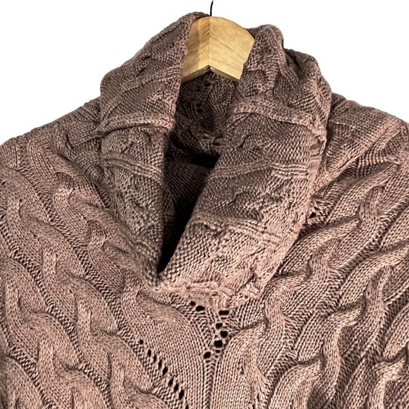 Fate Ready Willing And Cable Knit Sweater Dress, Fawn Brown, Size Medium, NWOT - Picture 5 of 13